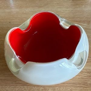 Vintage cased murano salviati bowls set of 2